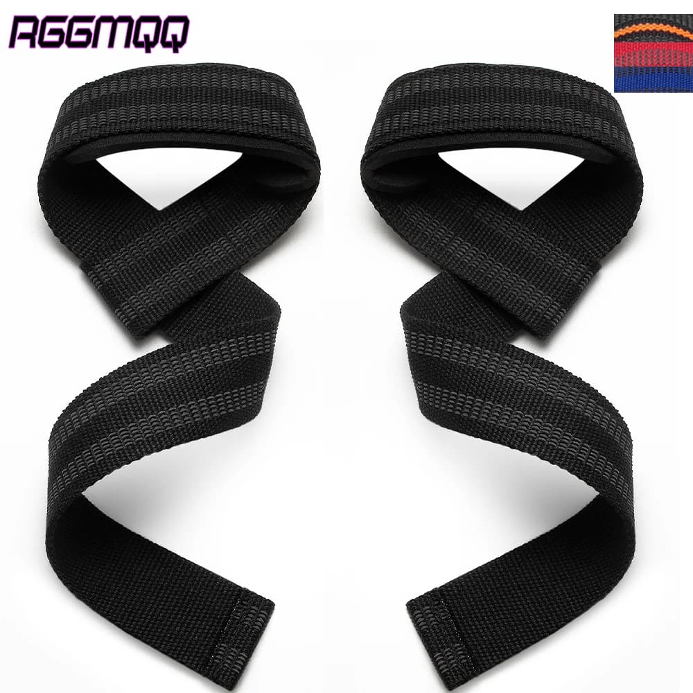 1Pair Padded Cotton Lift Straps - Soft, Supportive Neotek Wrist Pads-Heavy-duty Stitching - Cushions Wrists for Lifting Support