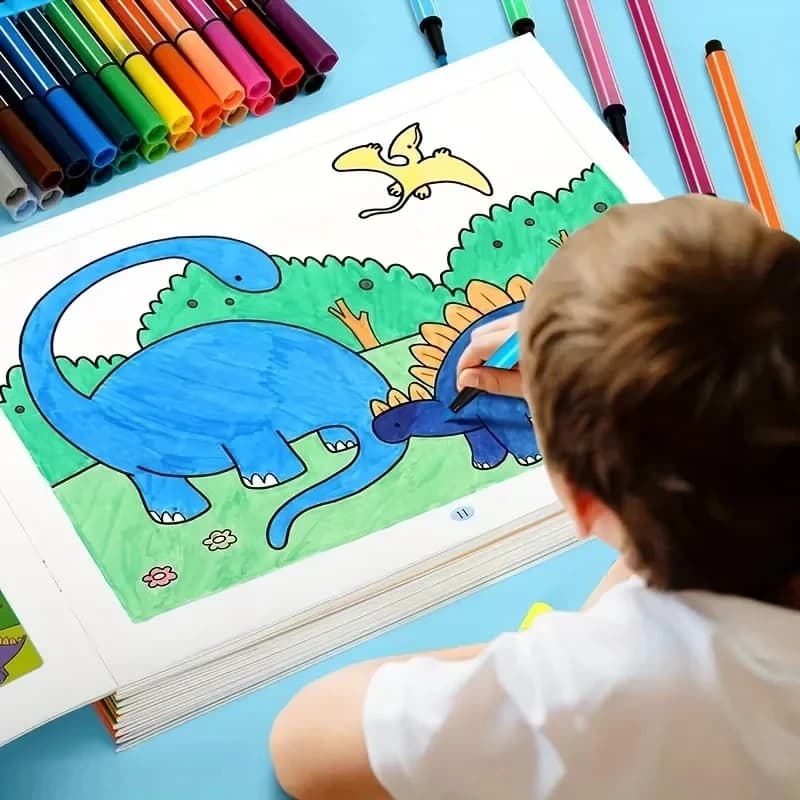 Libro da colorare passo dopo passo - Livelli da facile a difficile, attività di apprendimento artistico creativo con carta di qualità per tutte le età
