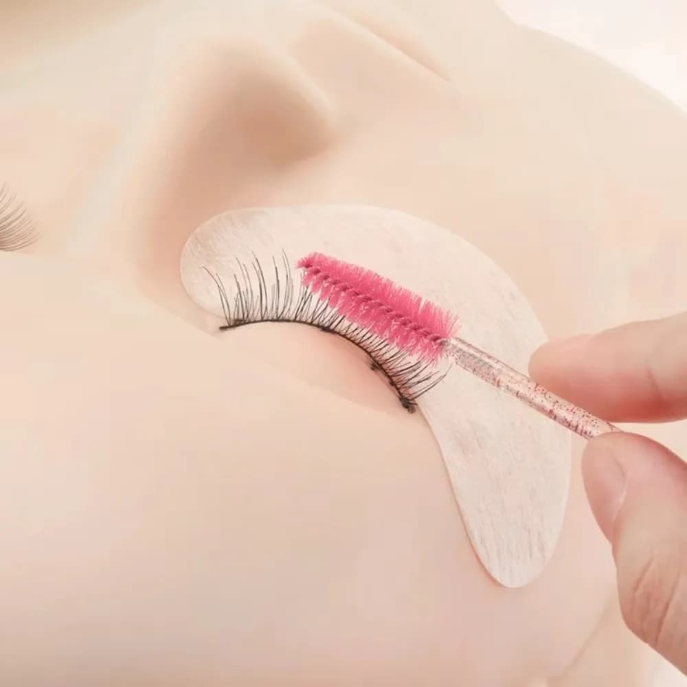 Spazzole per Ciglia Scintillanti Portatili Riutilizzabili in Tubetti, Spazzole per Mascara con Contenitore, Strumenti per il Trucco
