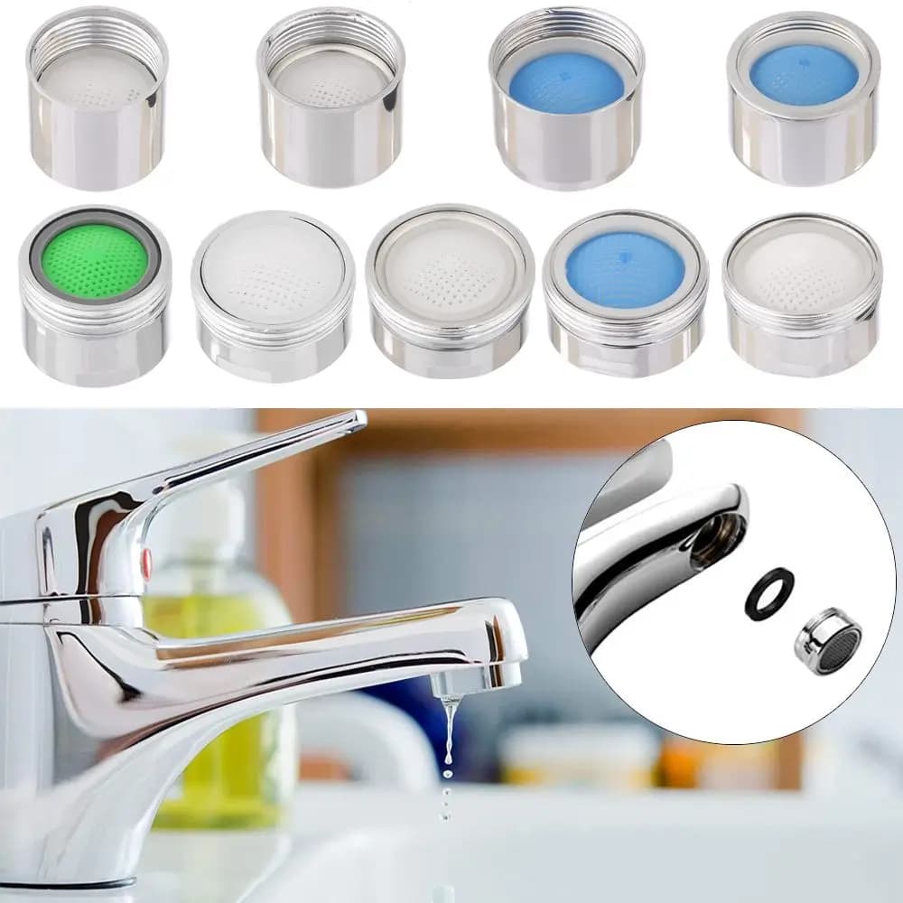 Male Female Bathroom Diffuser Washer Water Saving Tap Aerator Bubbler Filter Nozzle Water Purifier