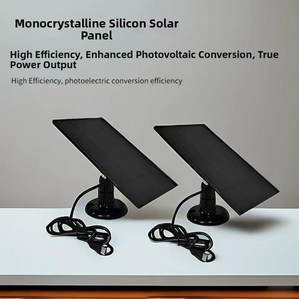 IP65 Waterproof Solar Charger 360° Rotatable Bracket Weatherproof Solar Panel Board High Efficiency Cells Solar Panel