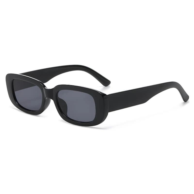 Occhiali da sole rettangolari alla moda per donna uomo Retro montatura piccola colorata UV400 occhiali da sole per viaggi estivi in spiaggia