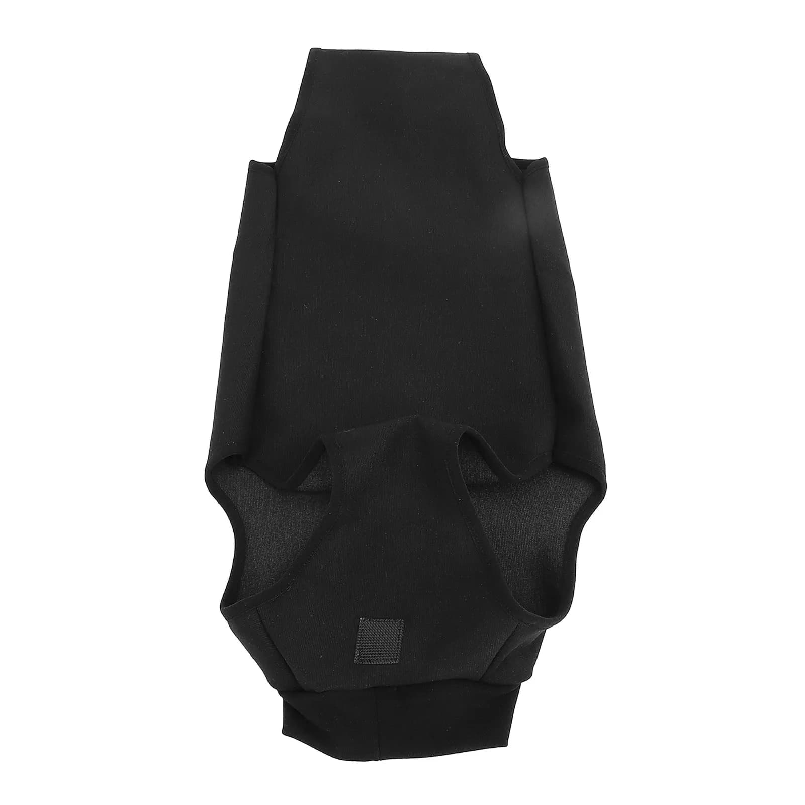 Dog Neuter Spay Recovery Suit Prevent Licking Dog Surgery Recovery Suit Black Reusable Hook and Loop Fasten for Indoor Outdoor