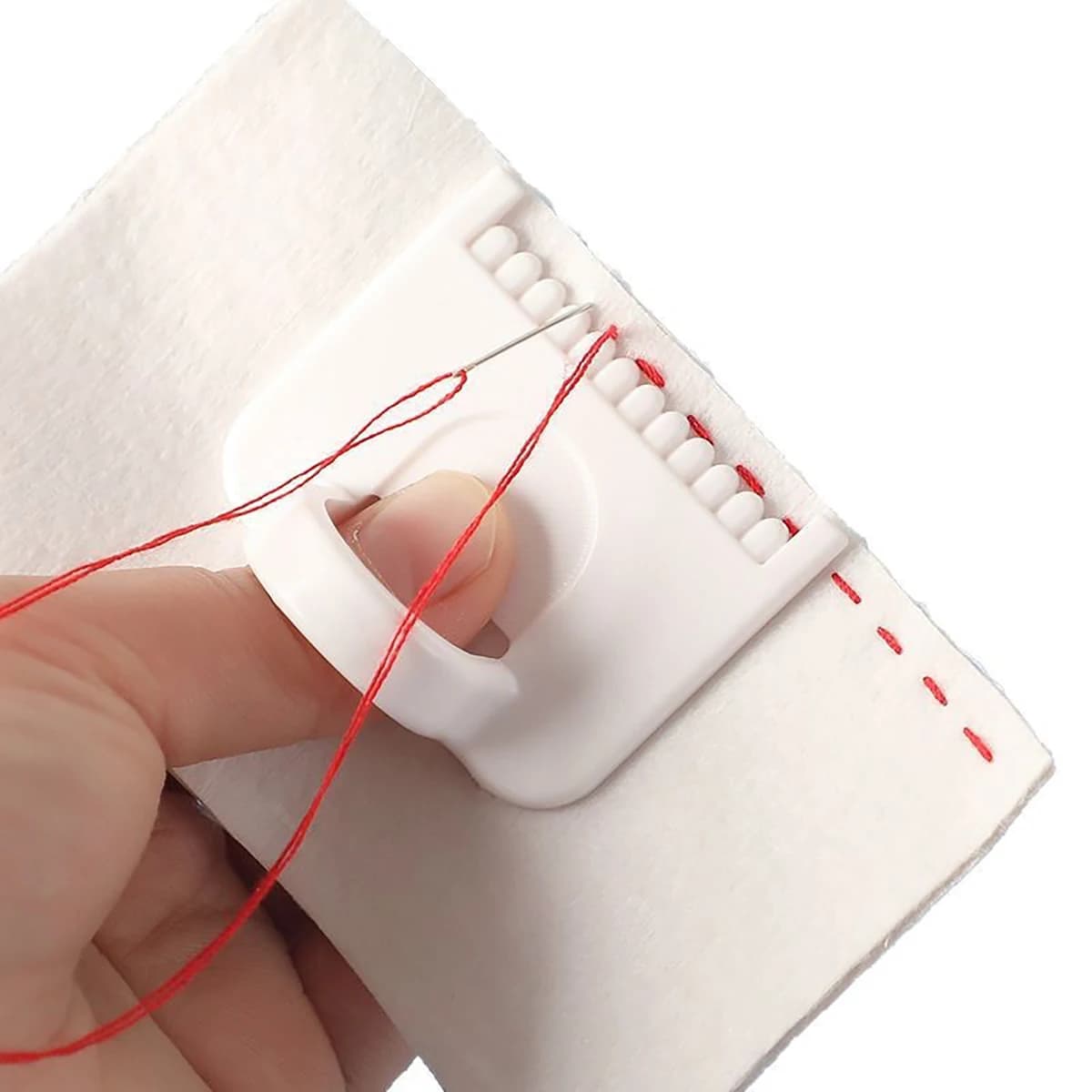 Kit di 2 modelli guida per cuciture per punti uniformi – Strumento di cucitura di precisione con spaziatura di 3 mm per ricamo su tessuto e lavorazione del cuoio