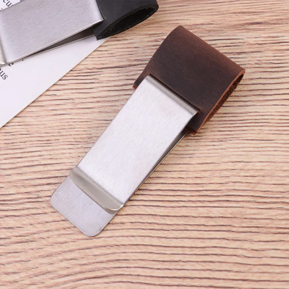 Set di 3 Portapenne in Metallo, Clip per Matite in Acciaio Inossidabile, Accessorio Creativo per Agende, Diari e Quaderni