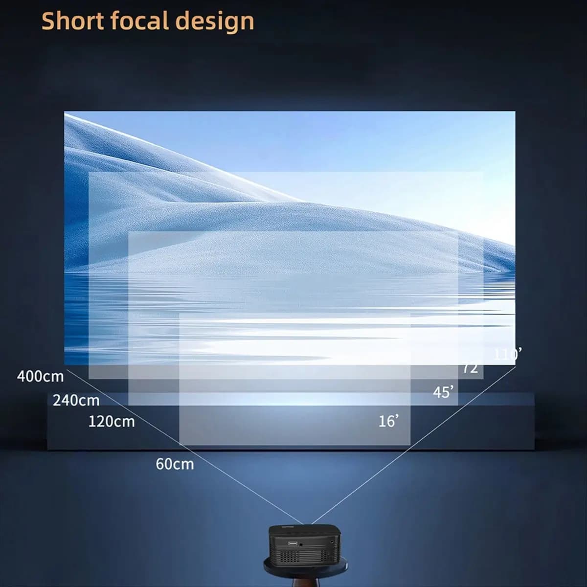 【24H-VENDITA!】 Proiettore 1920x1080P Proiettore domestico multifunzionale T11 Mini proiettore portatile con stessa versione schermo Spina UK