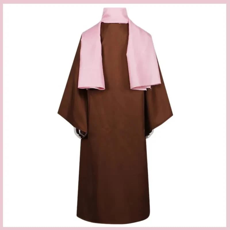 5;e,8\v,5/Anime The Demon King'S Daughter Is Too Kind Ireesha Cosplay Costume Brown Robe Coat Dress Uniform Woman Kaf,5'h\8/m'