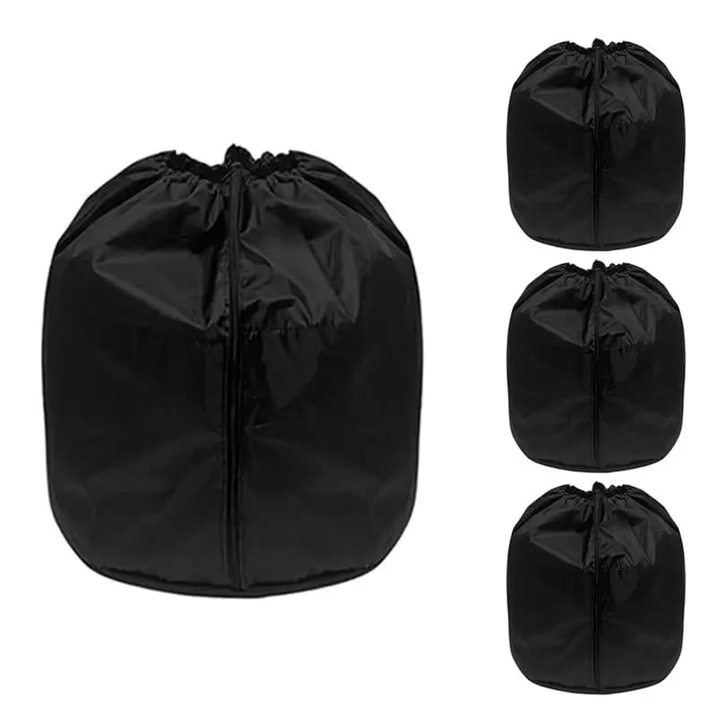 Y42A-Borsa protective for flower pots with drawstring and zipper 4 pieces Winter protection vase for plants 17,7 "X 19,7" Covers pots for plants