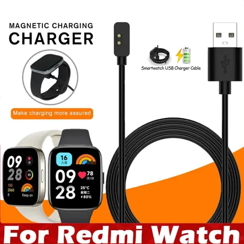 Magnetic Charger Adapter Cable For Redmi Watch 4 SmartWatch USB Charging Cable For Redmi Watch 5 3 3 Active 3 Lite Charger Cable