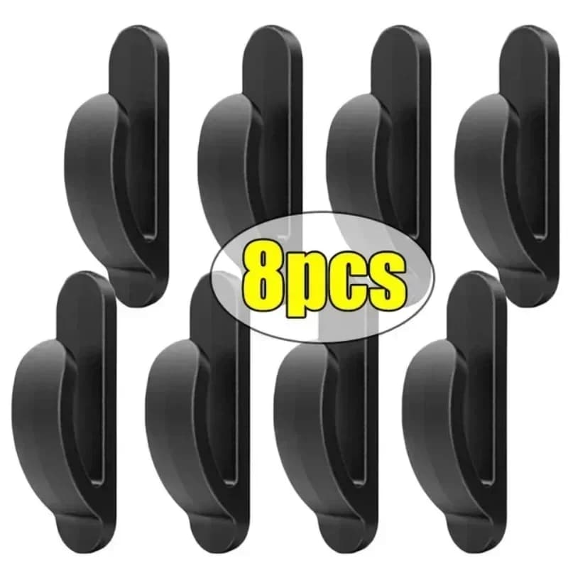 Ganci per colla per auto Clip Mini supporto piccolo Stoccaggio autoadesivo Organizzatore automatico Ornamenti Gancio Sacchetto della spazzatura Accessori interni