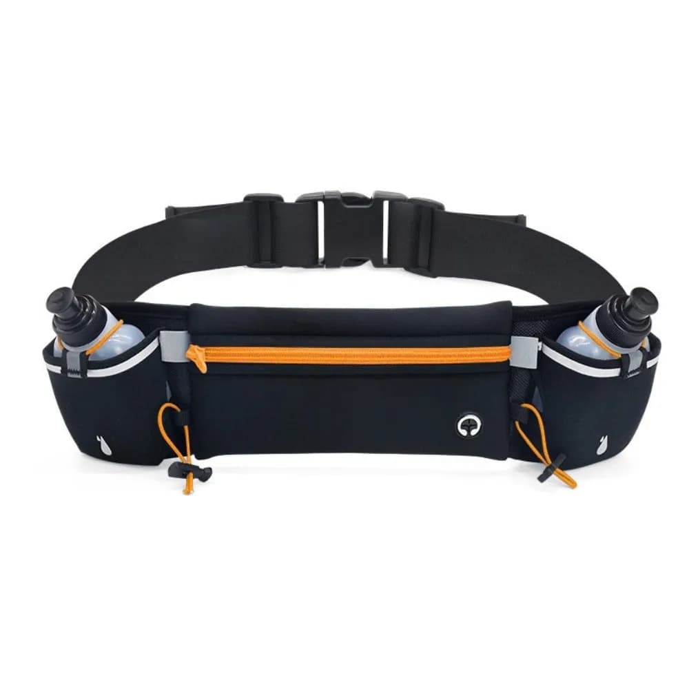 Portable With Water Bottles Running Belt Dual Pocket Fits 7 Inches Phones Running Waist Pack Sports Fanny Pack Climbing