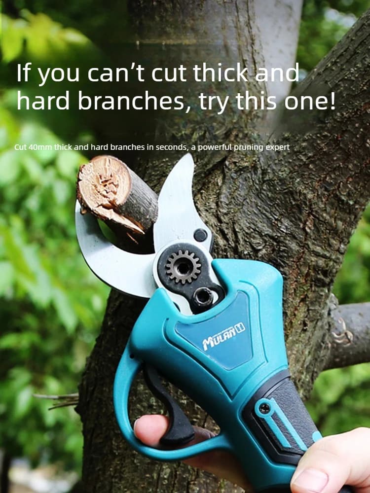 Electric Scissors Rechargeable for Power with Lithium Battery, Trimmer for Garden Tree Coppers