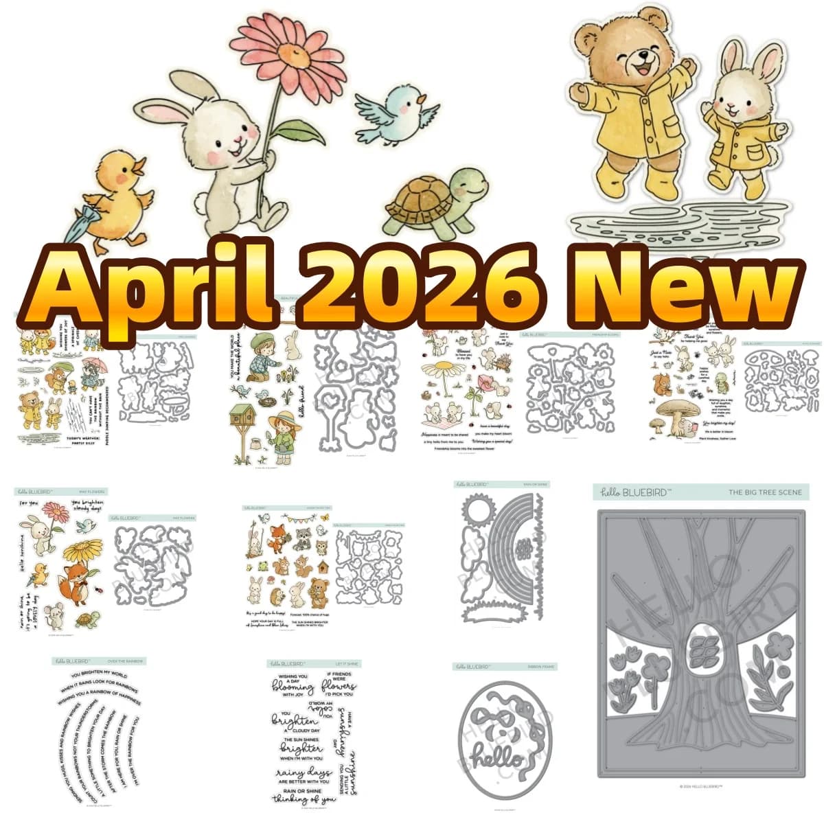 Nuovi Stampi in Metallo Arcobaleno per Fiori, Stampi Trasparenti per Creazione Fai-da-Te di Biglietti, Scrapbook, Carta Goffrata, Modelli per Artigianato, Aprile 2026