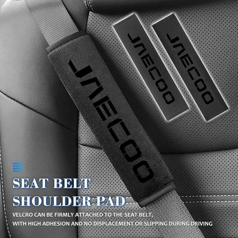 For JAECOO Car Styling Seat Belt Cover Comfortable Seatbelt Shoulder Strap Protector Pads J7 PHEV J8 2WD AWD