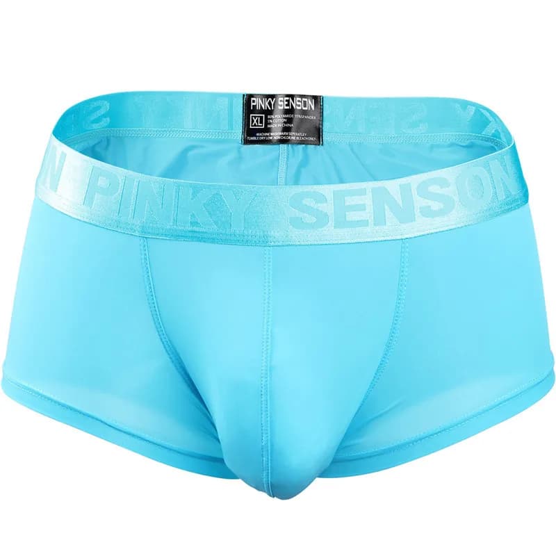 ORLVS Brand Sexy Men Boxer Mesh Men Underwear U Pouch mutande Sexy Cuecas Mesh Pants Trunks Boxer Shorts mutandine maschili