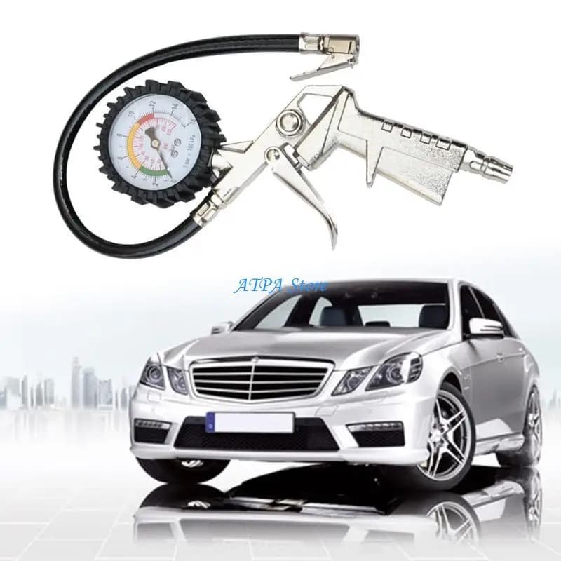 U13C Professional Tire Pressure Monitors with Digital Display Tire Inflator Gauges