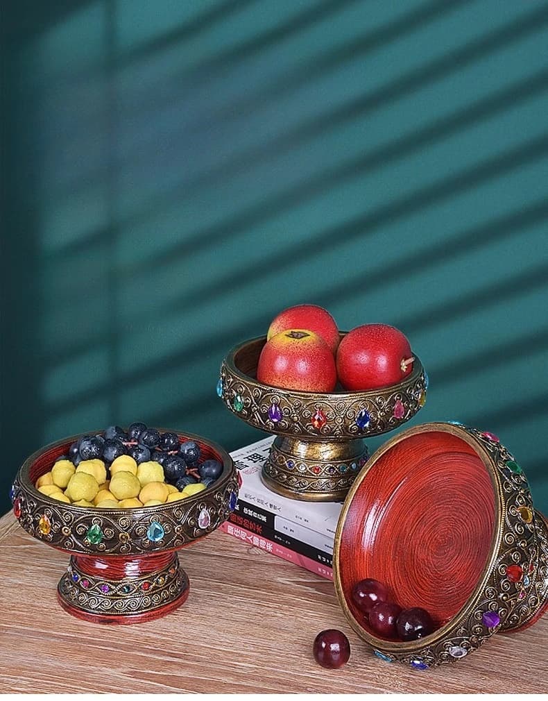 Piatto di frutta Tavolino da salotto per la casa Frutta secca Noci Scatola di immagazzinaggio di caramelle Piatto di offerta di snack