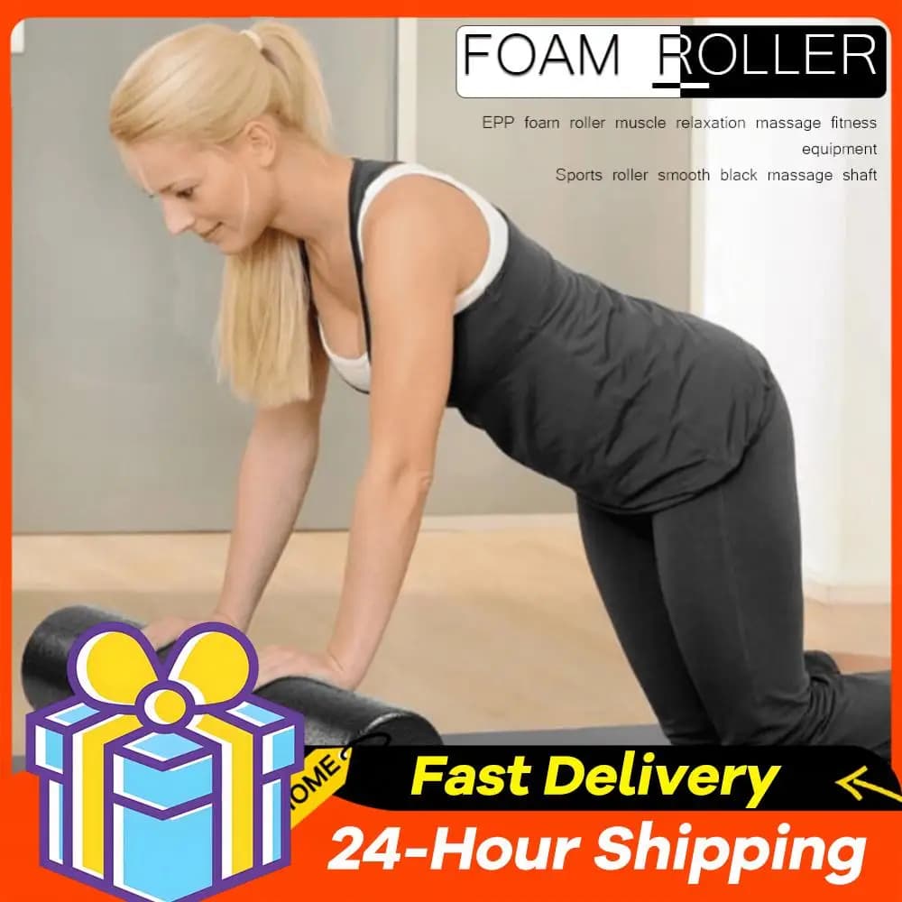Yoga Block, Foam Roller for Pilates, Massage Roller, Relaxation device for Muscle Fabrics for Fitness, Gym, Yoga, Pilates, Sport
