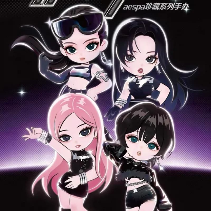 POP MART Aespa Memorable Picks Series Blind Box Original Toys Guess Bag Mystery Box Doll Anime Figure Ornament