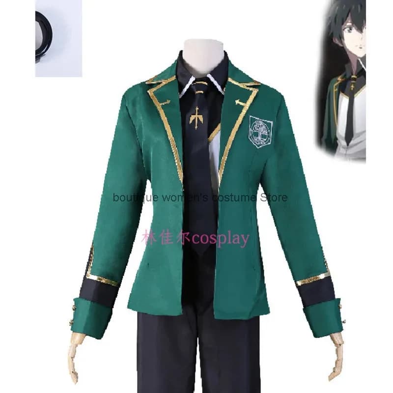 Cos Halloween Cosplay Dragon Clan Costume Cosplay Cassel Academy Cosplay Uniforme scolastica Abito da gioco Anime Set Uniforme di moda