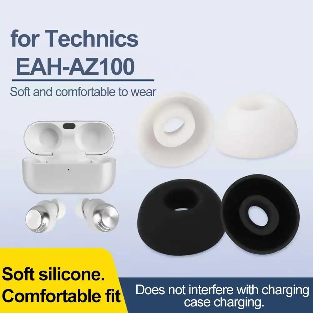 Auricolari per EAH-AZ100 Punte per auricolari di ricambio Tappi per le orecchie morbidi antiscivolo Accessori per custodia per cuffie Bluetooth