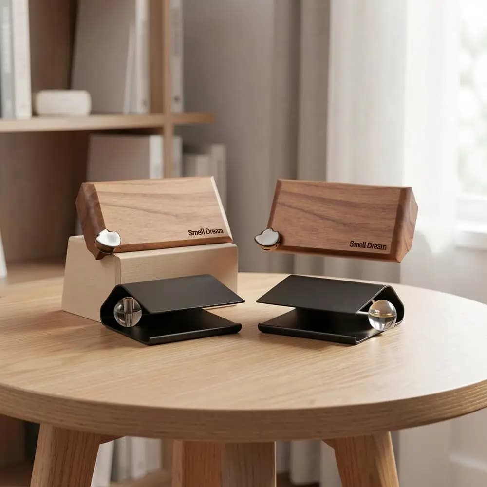 Beautiful Wooden Fragrance Diffuser with Whisper Quiet Operation Adjustable Settings for Home and Office Use
