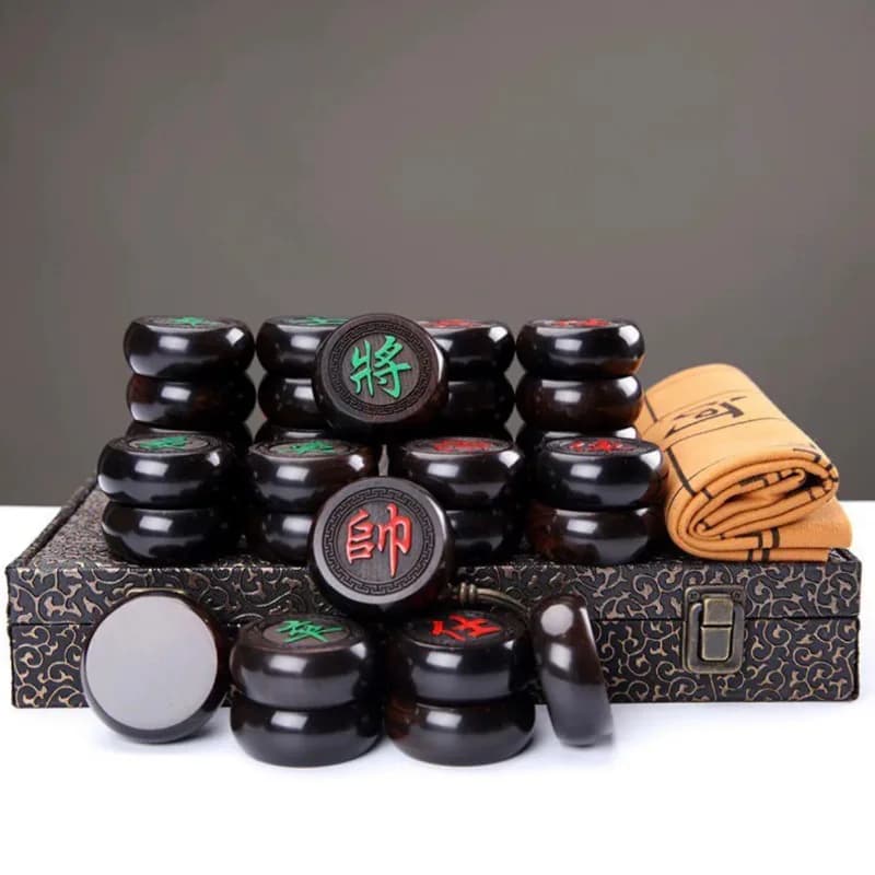 Family board game Chinese Chess Professional Couple Strategy Chinese Chess Adult Small Gift Luxury Ajedrez Chino Board Games