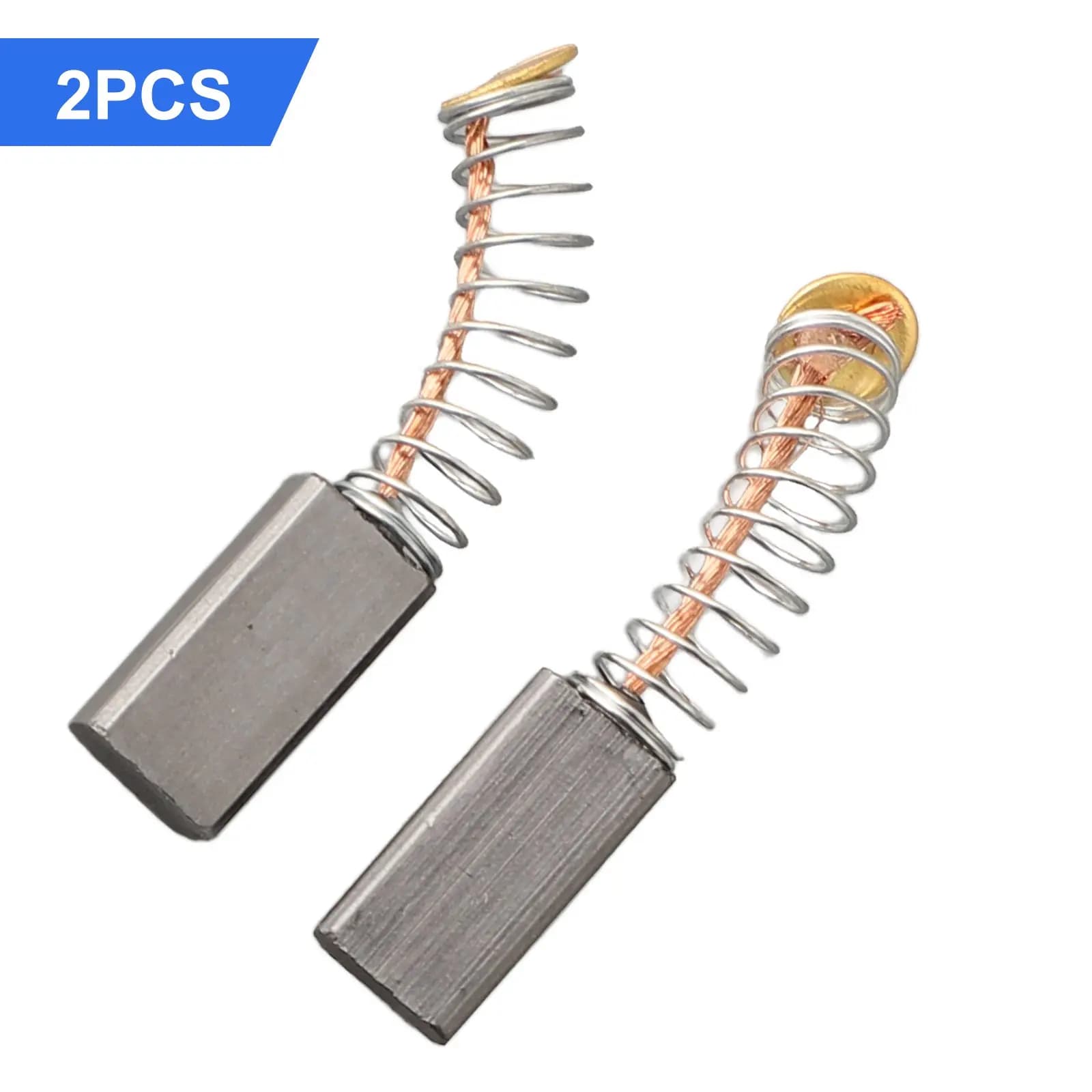 Coppia di spazzole di carbone per la sostituzione del motore 2 pezzi 13 mm x 6 x 4 mm compatibile con seghe circolari per trapani elettrici e motori a ventola