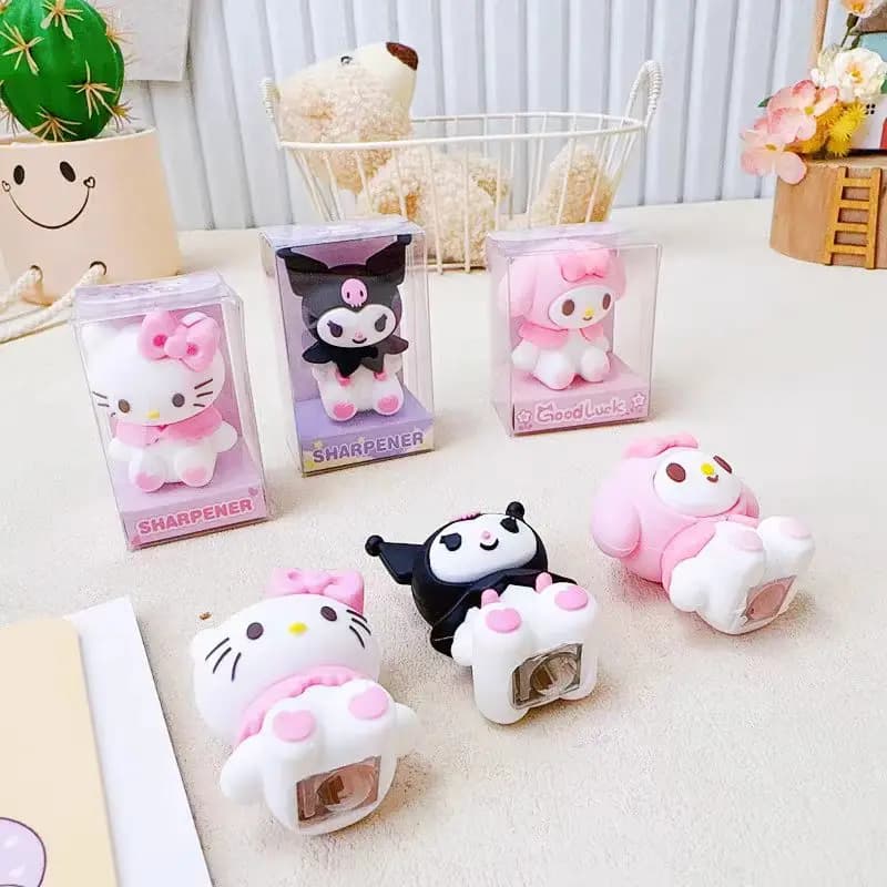 CartoonChildren's Manual Pencil Sharpener Cute Mini Portable Student Stationery Wholesale Pencil Sharpener Plane New Spot Kawaii