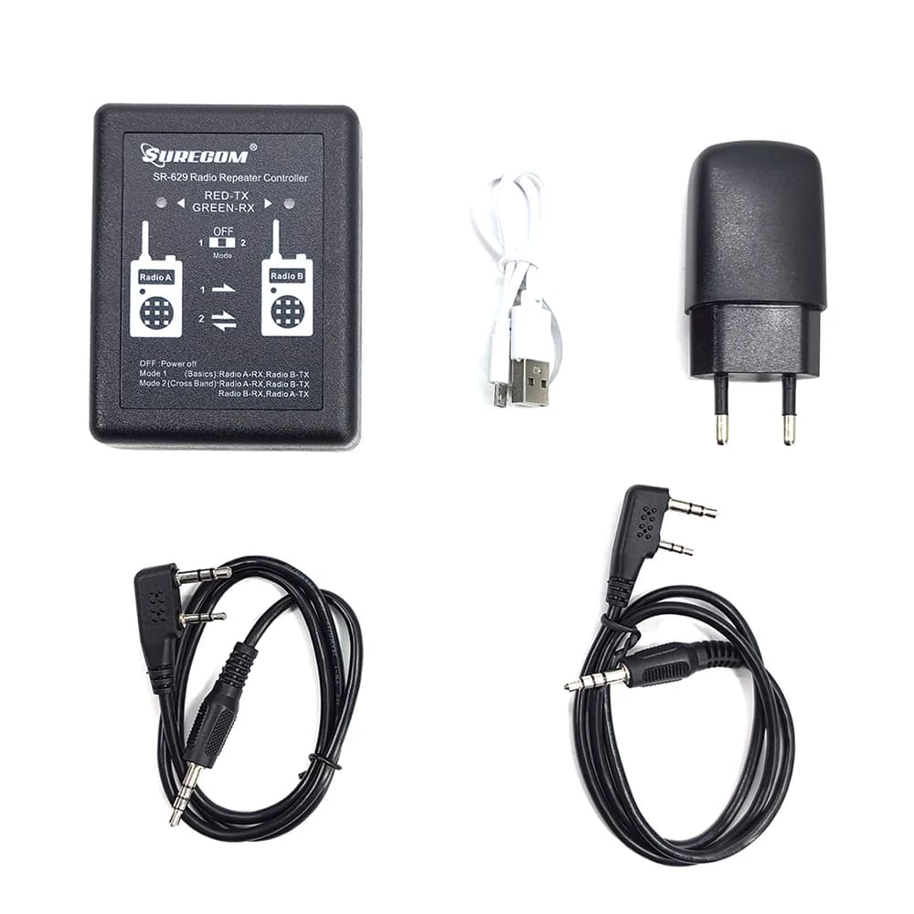 Surecom SR-629 Controller Ripetitore Radio Duplex Cross-Band per Walkie Talkie, Centralina di Ripetizione