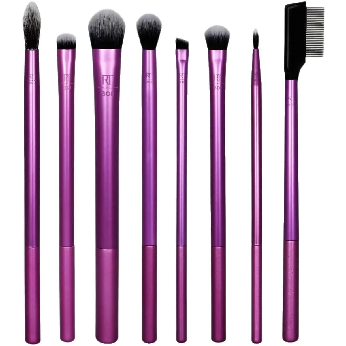 8pcs/Set Eye Makeup Brushes Soft Synthetic Hair Makeup Tool Kit Suitable for Beginners