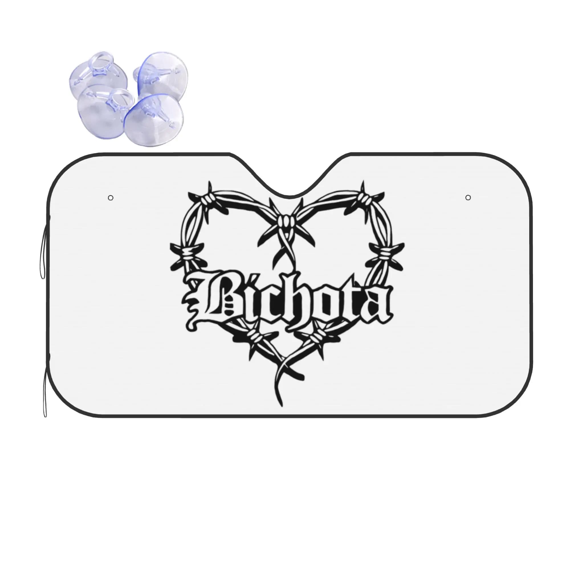 Windshield Sun Shade Car Karol G Bichota Heart Solar Reflector Protector Reggae Ainger Visor Screen Cover Vehicle Windscreen
