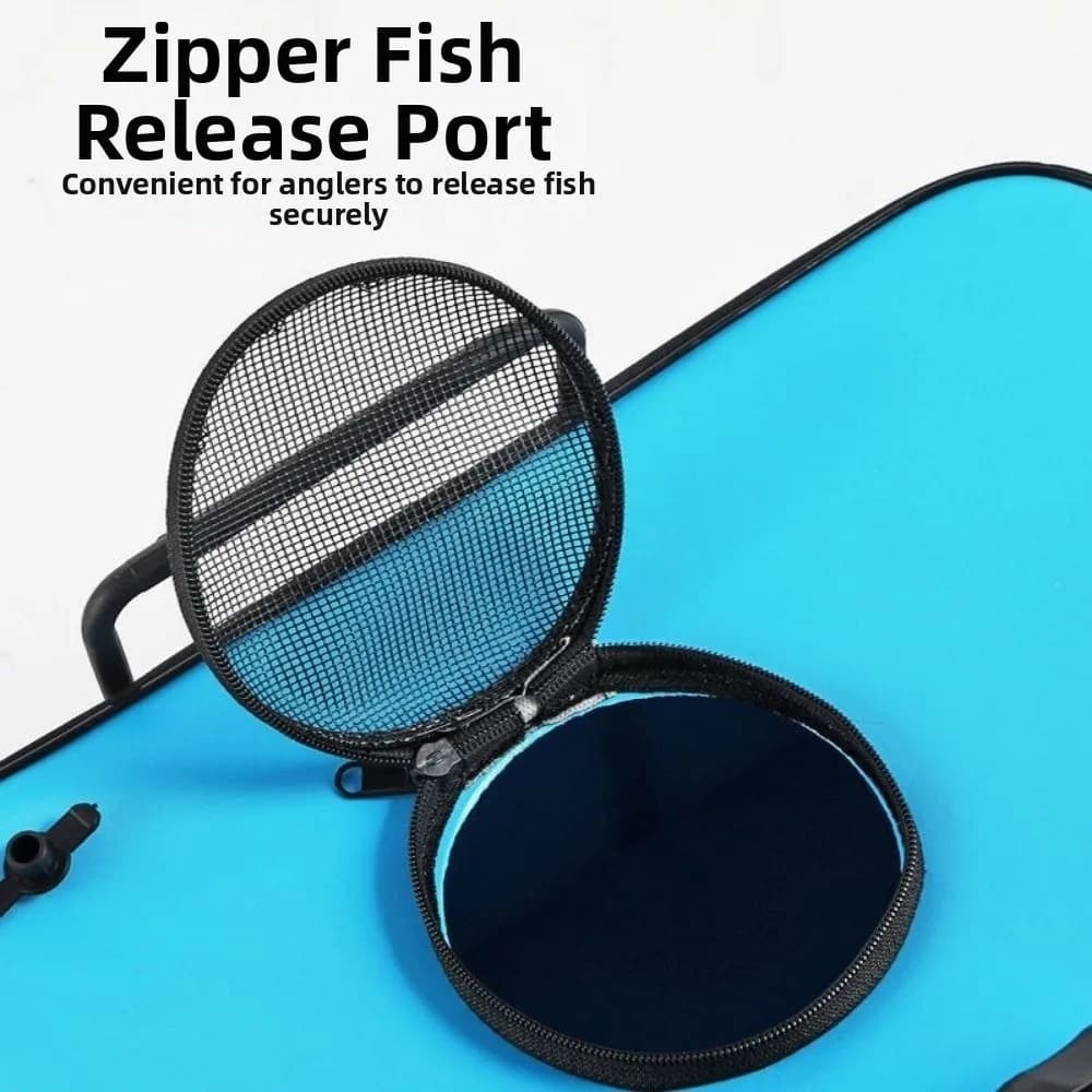 Water resistant folding fishing bucket EVA thickened fishing gear bag Light and durable live fish equipment box
