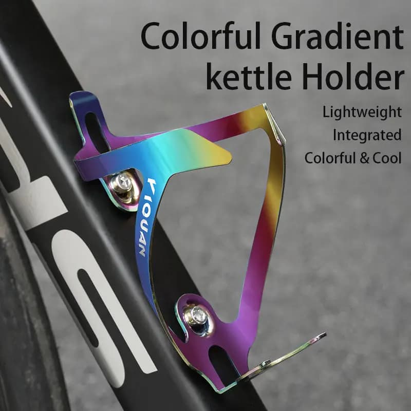 Bicycle Carrier in Aluminium Alloy with Colorful Gradient, Mountain Bike and Road Bike Accessories