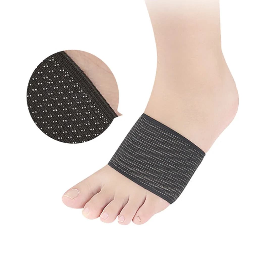 1Pair Ankle Support Brace Copper-Bearing Stretchy Adjustable Hook Loop Sweat Absorption Sports Ankle Wrap for Men Women Sprain