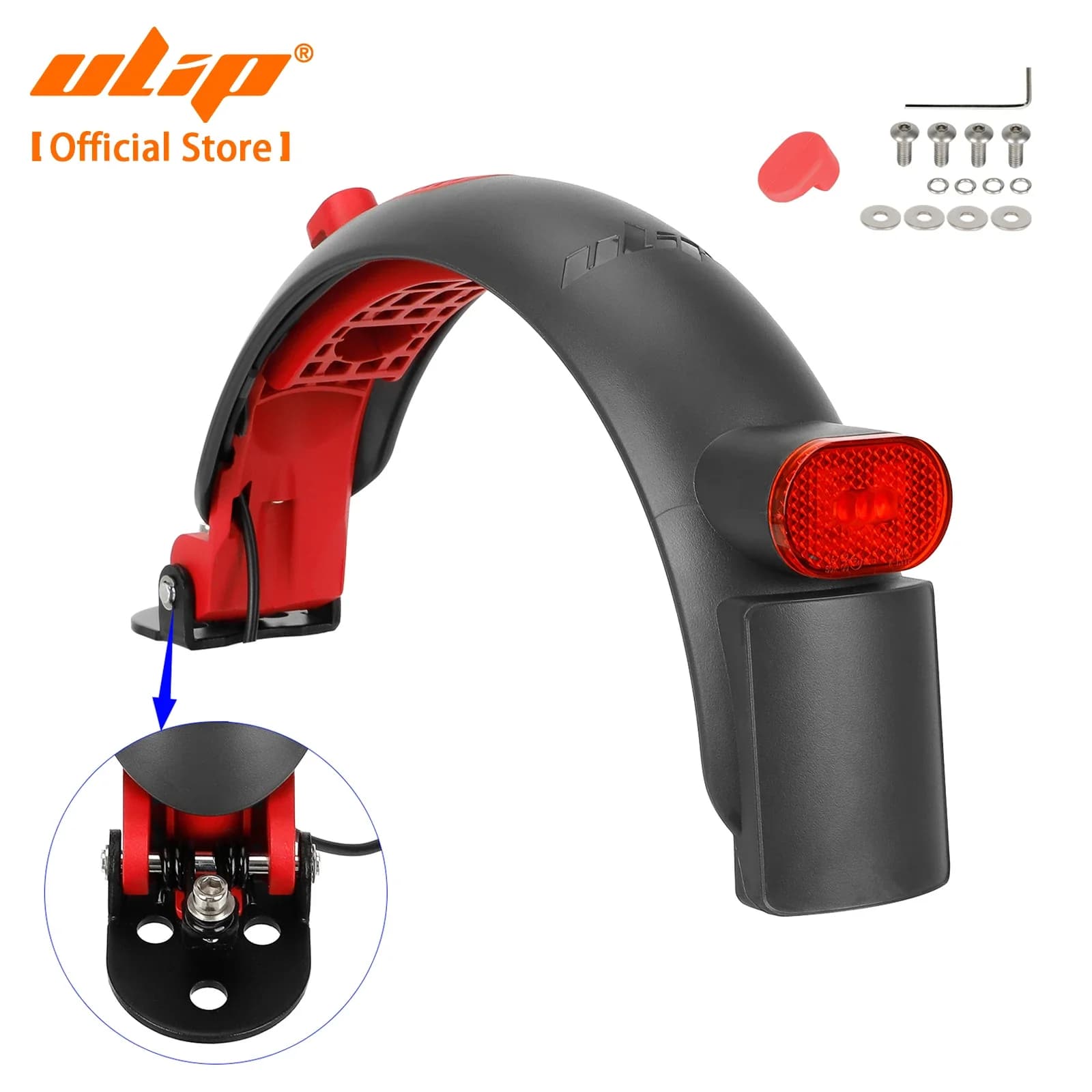 ULIP Parafango Posteriore In Metallo per Xiaomi M365 Pro Pro2 1S Lite Mi 3 Scooter Elettrico Ruota Posteriore Proteggere Parafango Skateboard Accessori