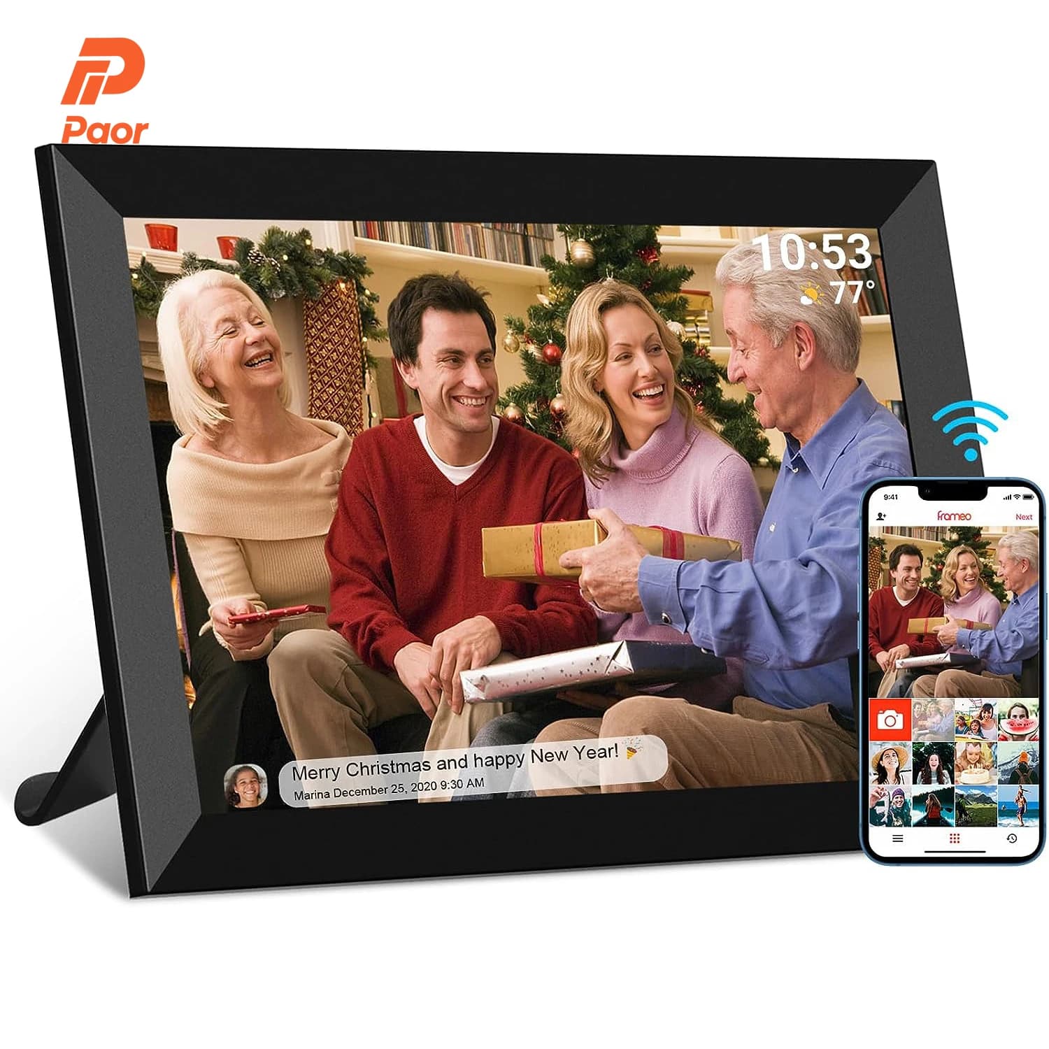 10.1 Inch HD Digital Photo Frame HD Thin LED Electronic Photo Album Wifi WiFi Frame Digital Photo Frame 7Inch