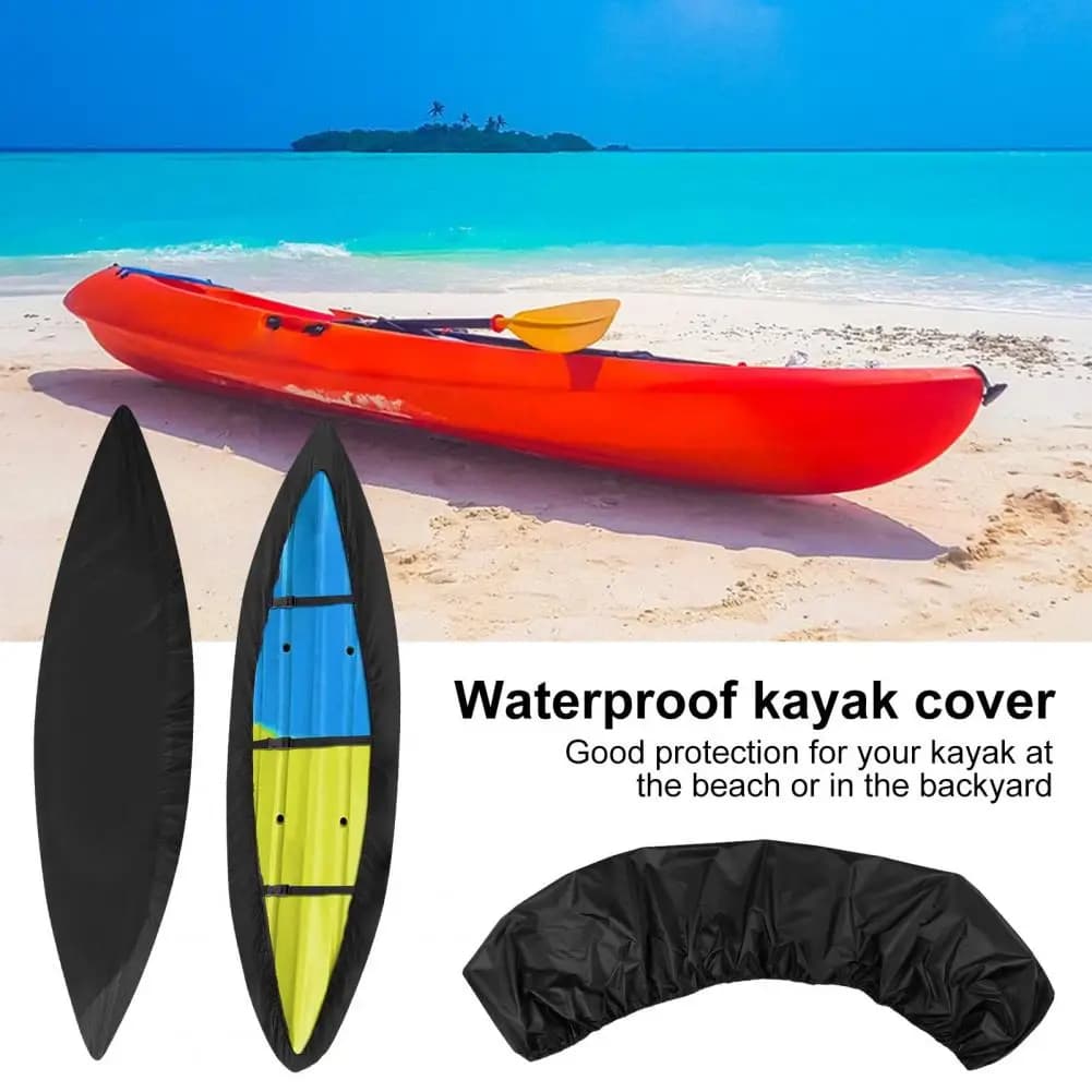 Copertura per kayak Copertura per canoa impermeabile in tessuto Oxford 210D resistente Copertura per kayak UV per tavola da paddle per canoa SUP