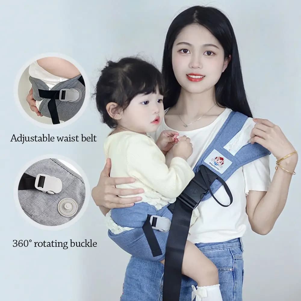 Sgabello in vita marsupio tracolla regolabile libera le mani borsa per il trasporto del bambino leggera e traspirante
