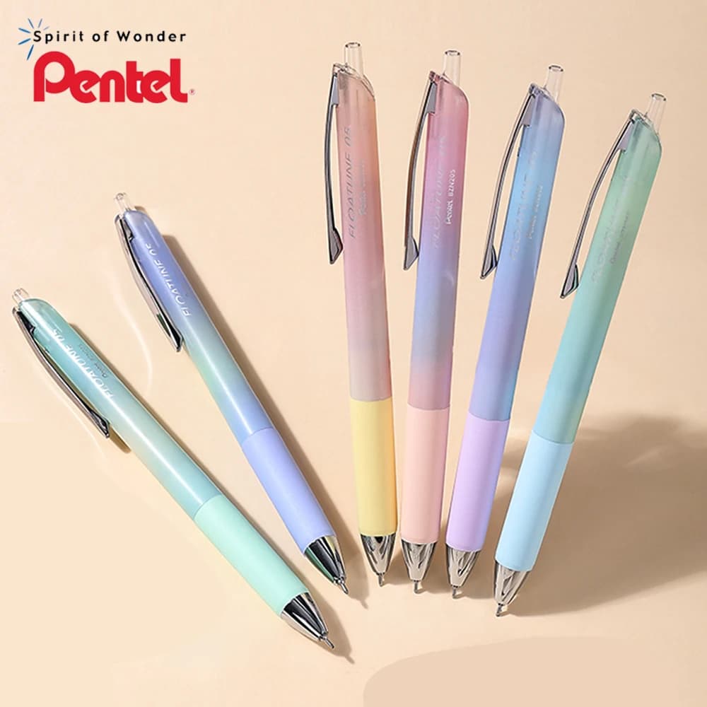 Giappone Pentel Set di penne gel Penna galleggiante FLOATUNE Limited BZN205 gradualmente trasparente 0,5 mm Forniture artistiche di cancelleria scolastica carina