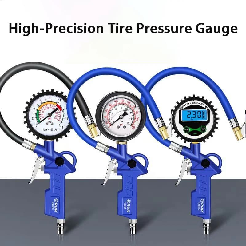 Manometro dell'aria per pneumatici per auto Gonfiatore per pneumatici Manometro per pneumatici Manometro per compressore Display LCD 0-220psi