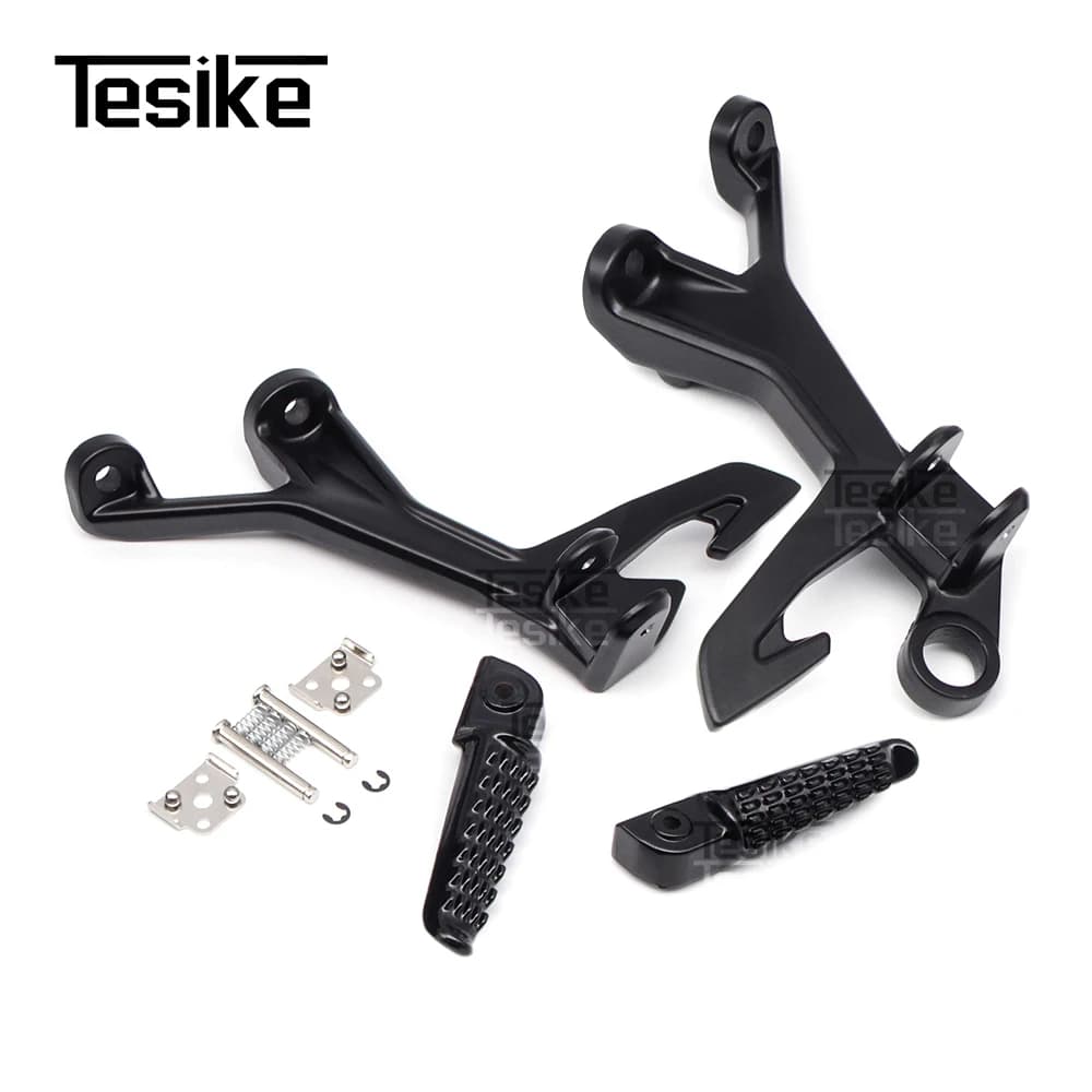 Poggiapiedi Posteriori per Passeggero, Supporti per Poggiapiedi Autostradali, Accessori Moto per Kawasaki Ninja 500 2024 Z400 2018-2024 2021
