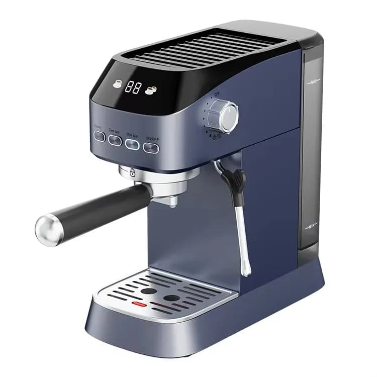Professional 20 bar manual espresso machine stainless steel electric espresso machine with milk frother