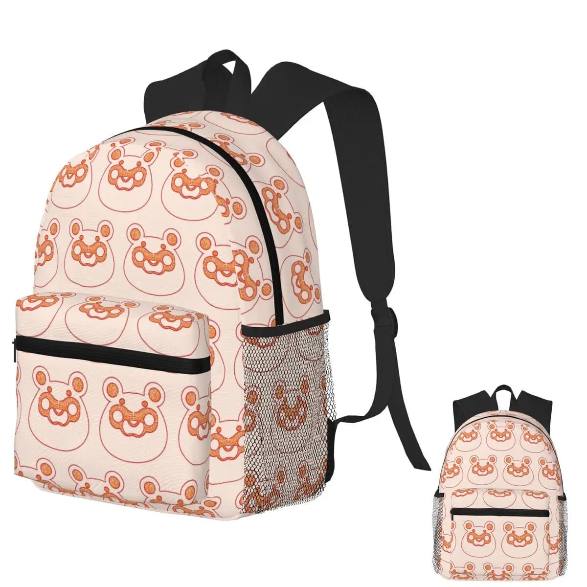 Xiangling Skill - Genshin Impact Fanart Zaino per studenti Borsa da scuola Escursionismo Zaino da viaggio per uomo Donna Borse a tracolla Bookbag