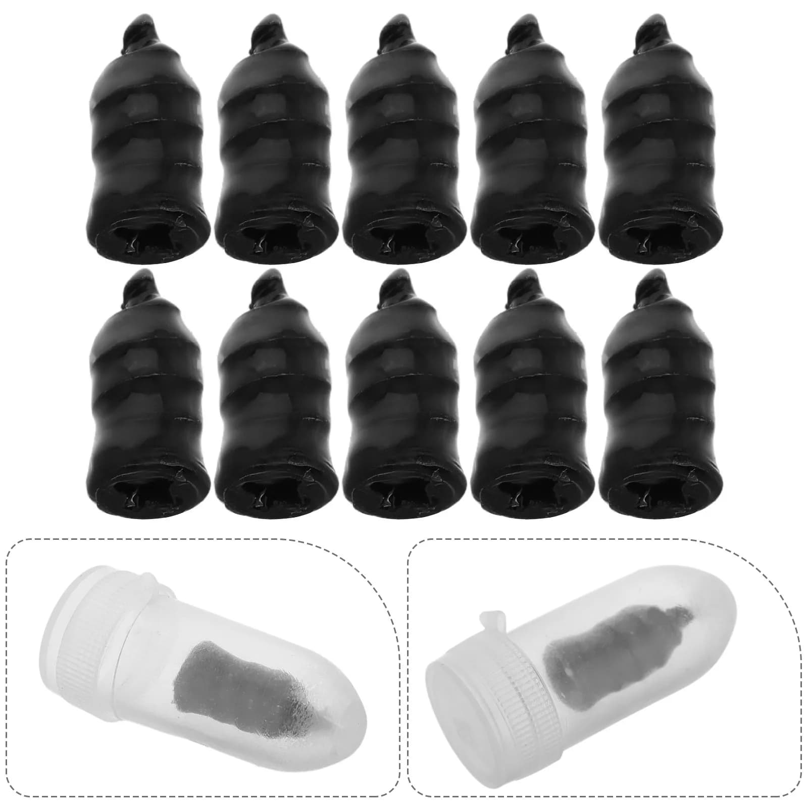 10 Pezzi Chiodi per Riparazione Pneumatici Moto, Viti in Gomma Morbida, Strumenti per Riparazione Rapida Sottovuoto per Auto, Camion, ATV, Trattori