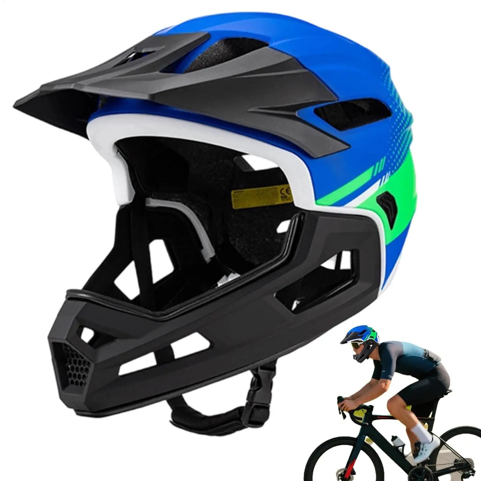 Full Bike Helmet Bike Head Bike Helmet Bike Scooter Mountain Racing