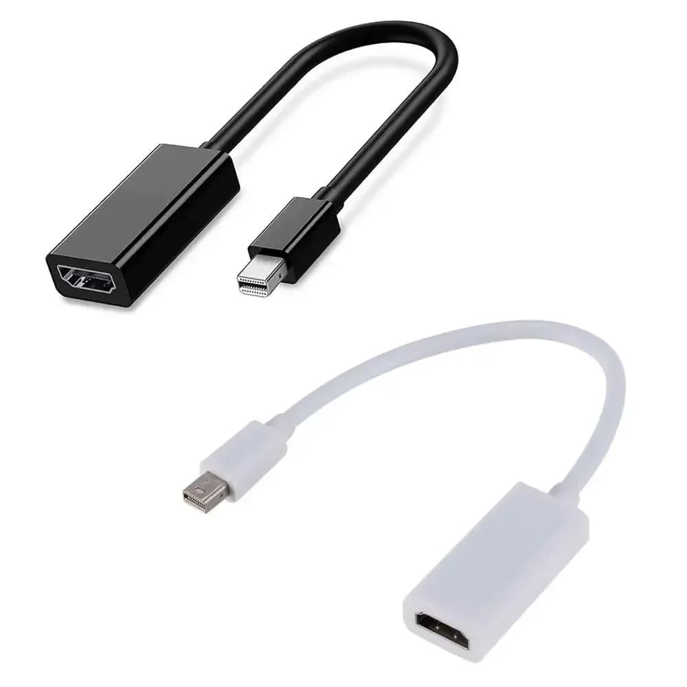 Thunderbolt 1PCS Mini DisplayPort Display Port DP to HDMI 1080P Adapter Cable for TV Projector for Apple Mac Mini MacBook Pro Air