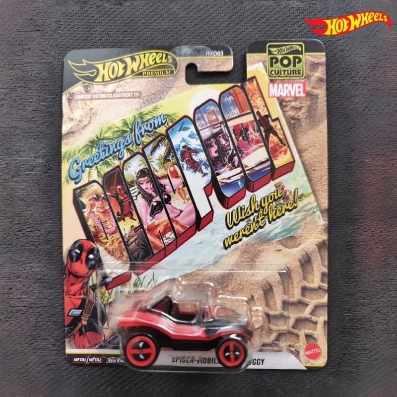 Hot Wheels HXD63 Pop Culture Diecast Car Porsche 906 Barbie Cobra Airwolf Replica in Lega Ornamento da Scrivania Giocattolo da Collezione Regalo