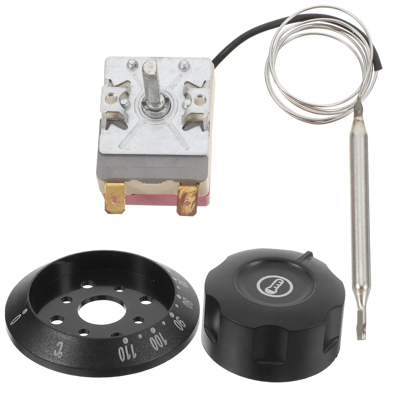 Digital Expansion Type Thermostat for Electric Oven Air Fryer Water Heater Precise Temperature Control Safety Overheat