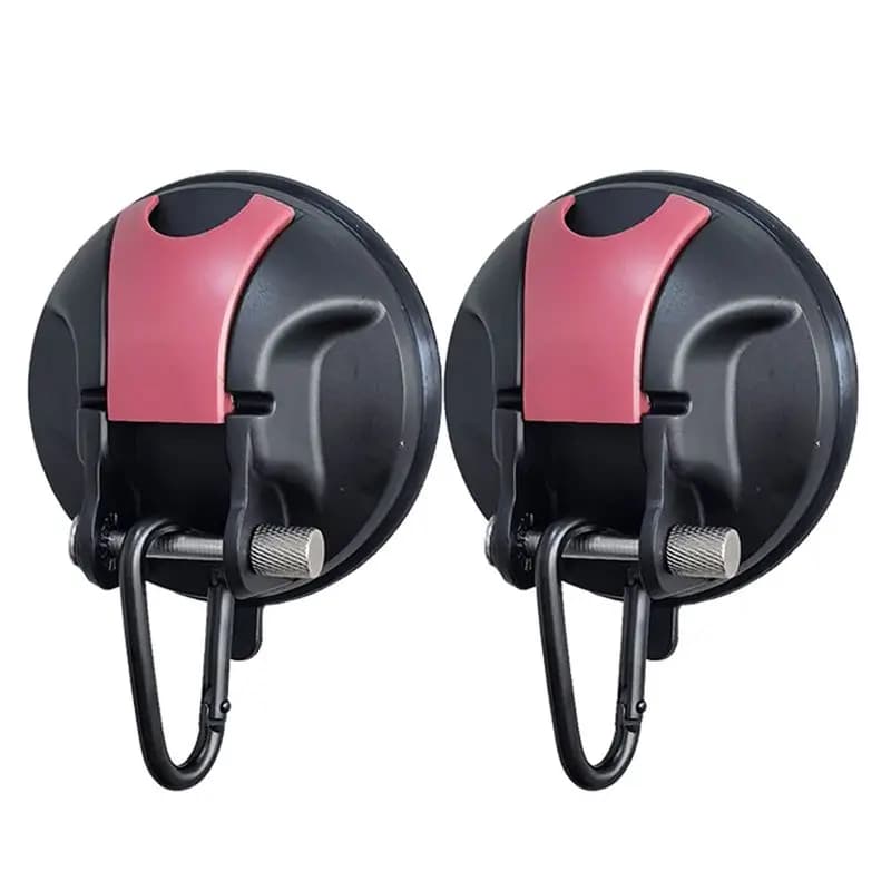 Ganci a ventosa ABHI-Heavy per finestre, doccia, pareti, organizer, ganci di fissaggio per tendalino auto, 2 pezzi